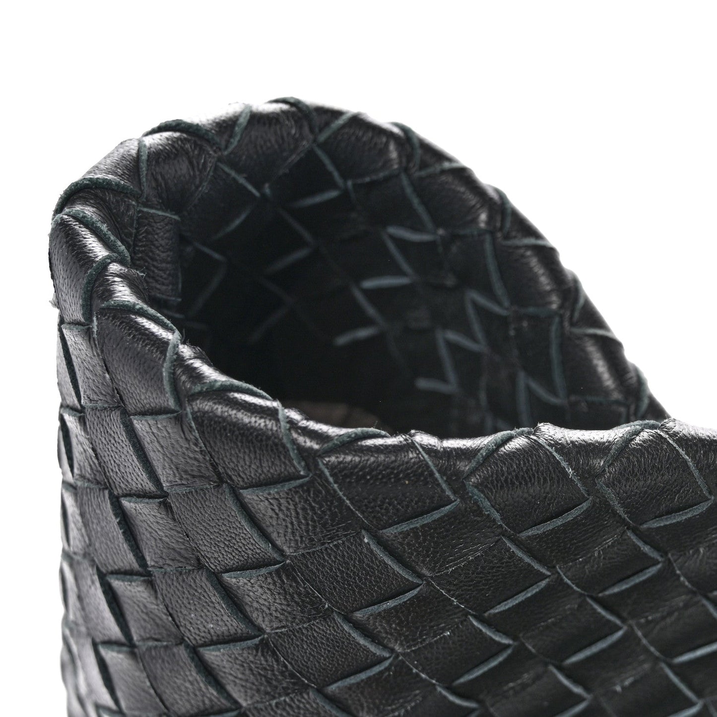 Nappa Intrecciato Medium Roma Tote Black