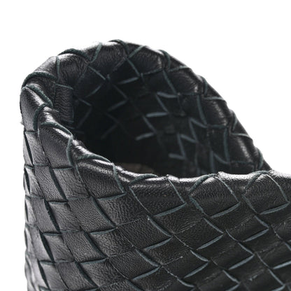 Nappa Intrecciato Medium Roma Tote Black