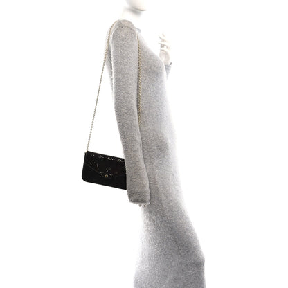 Vernis Pochette Felicie Chain Wallet Amarante