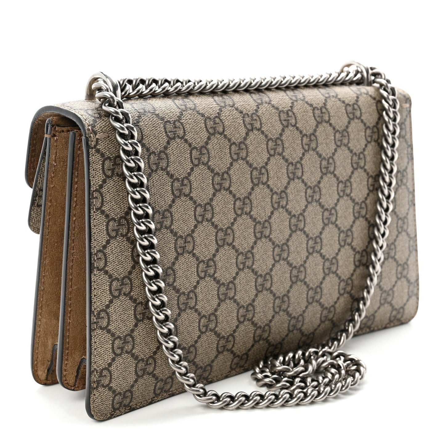 GG Supreme Monogram Small Dionysus Shoulder Bag Taupe