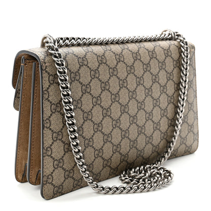 GG Supreme Monogram Small Dionysus Shoulder Bag Taupe
