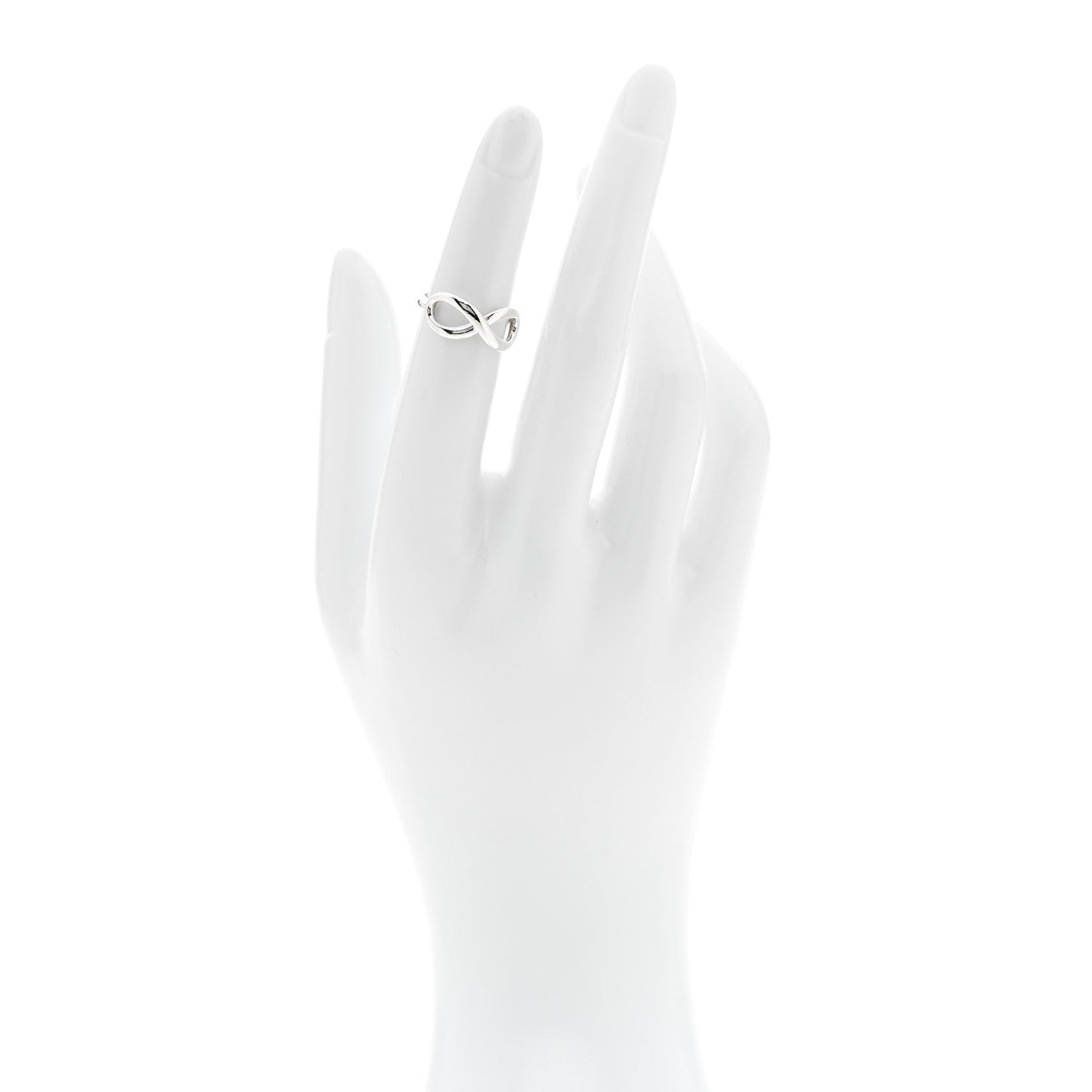 Sterling Silver Infinity Ring 46 3.75