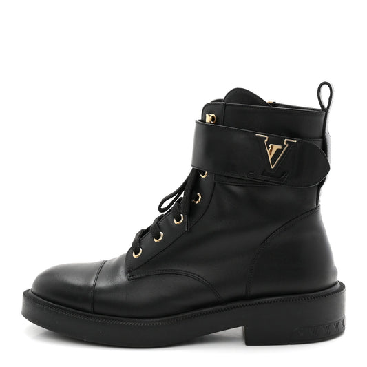 Calfskin Ranger Boots 40 Black