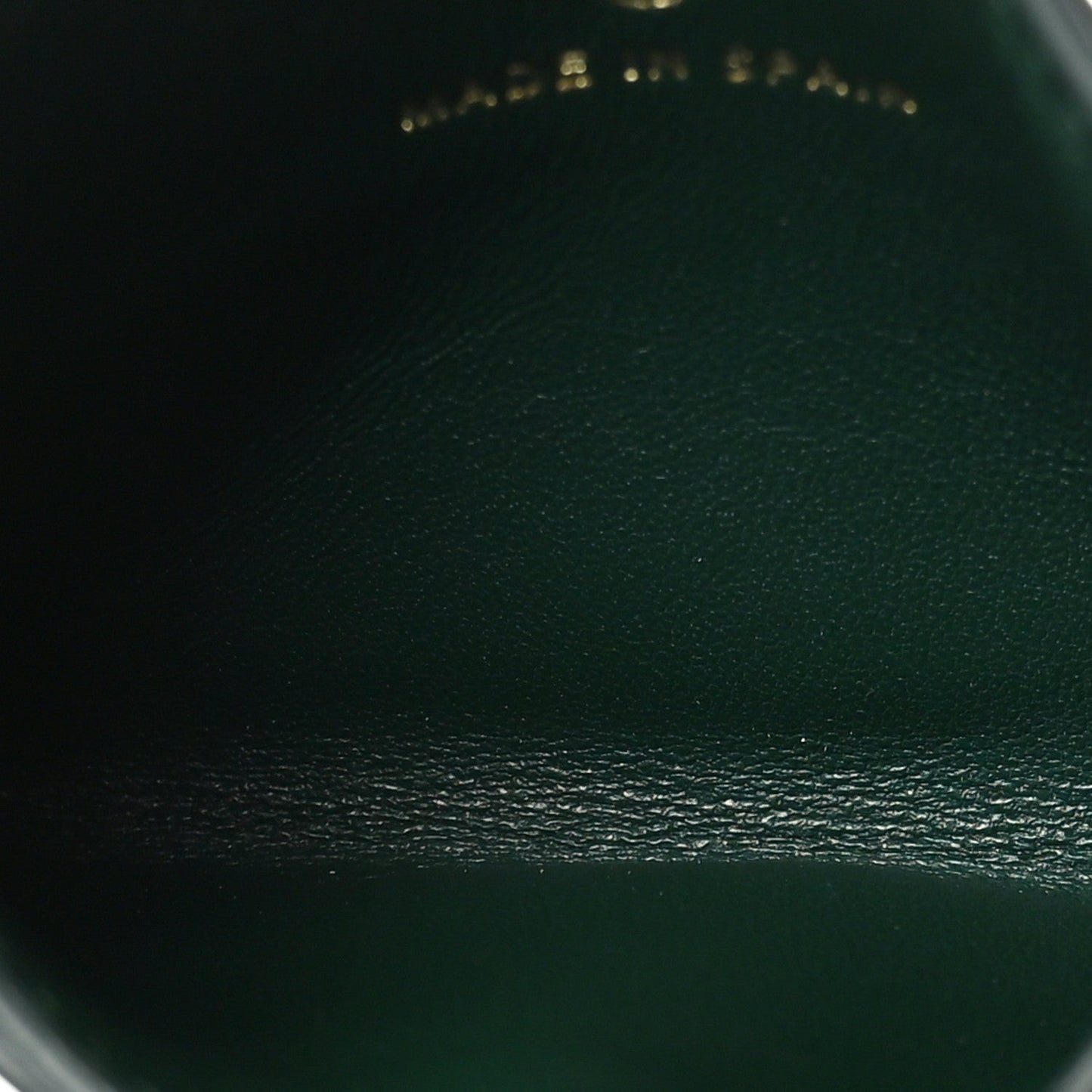 Calfskin Crocodile Embossed Crococo Card Holder Emerald