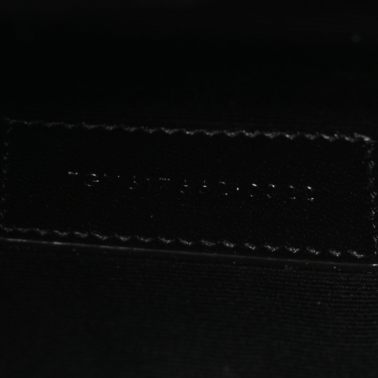 Grain De Poudre Matelasse Chevron Monogram Envelope Clutch Black