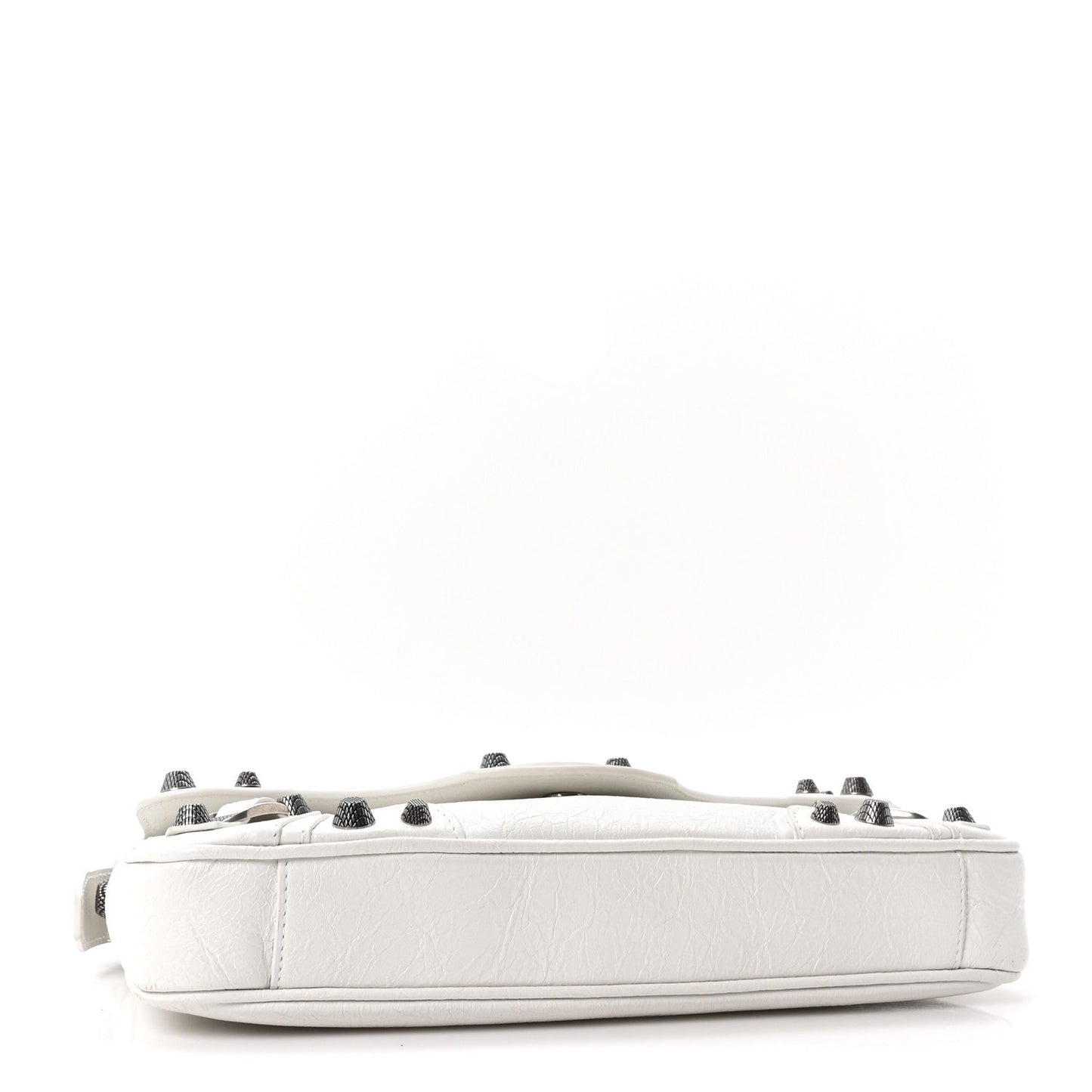 Agneau Arena Small Le Cagole Sling Bag Optic White