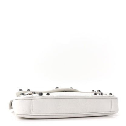 Agneau Arena Small Le Cagole Sling Bag Optic White