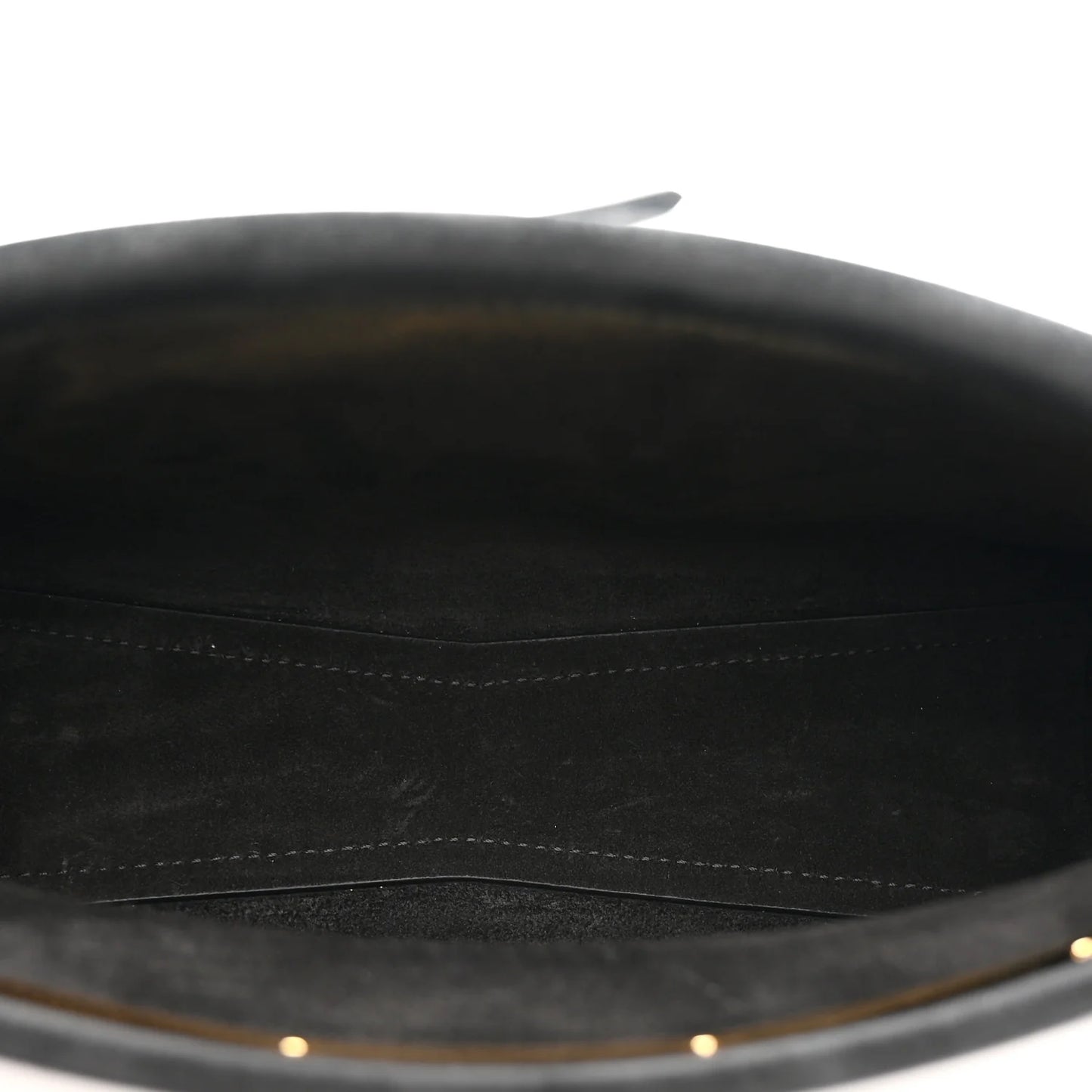 Alaia Suede Le Click East West Small Bag Black