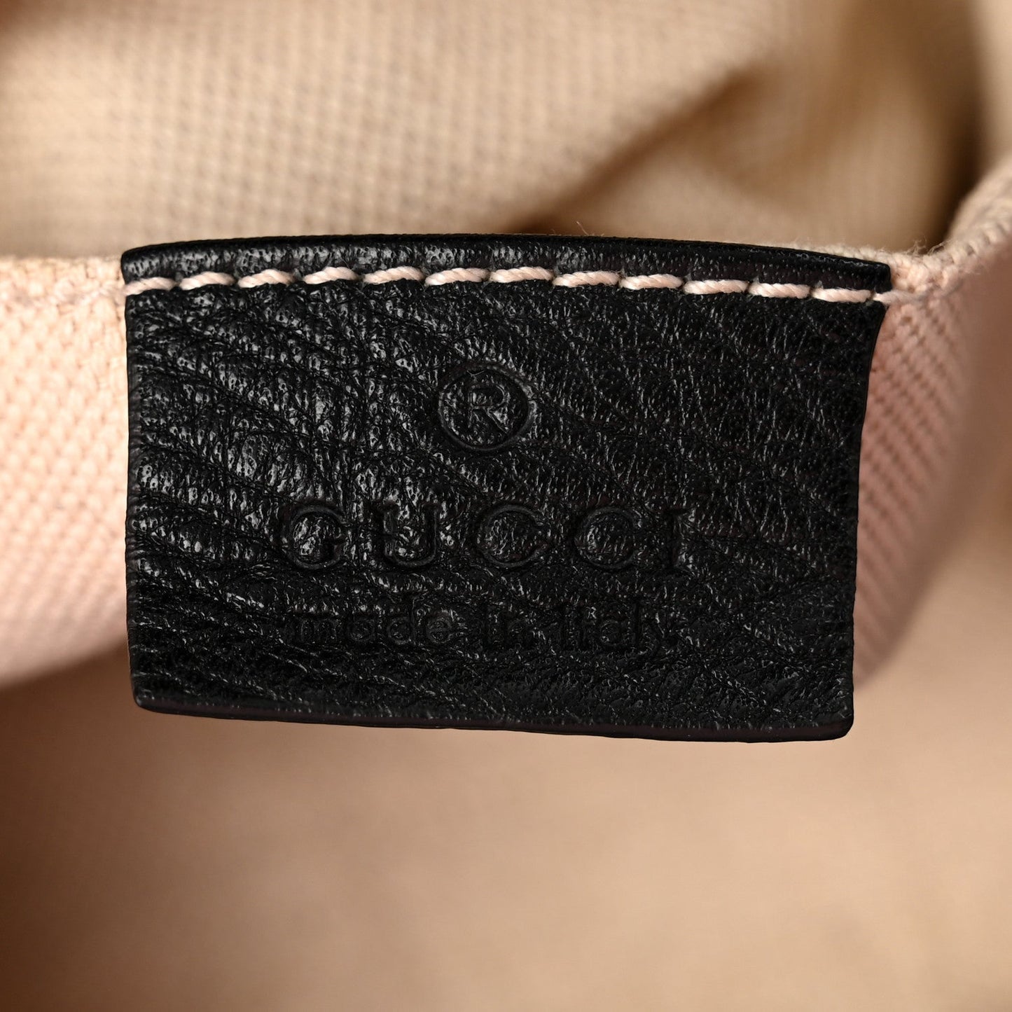 Calfskin Small Bamboo Backpack Black