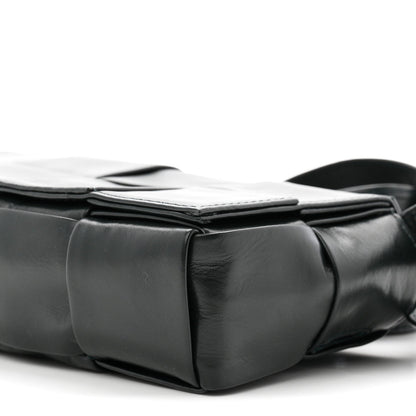 Paper Calfskin Intreccio Cassette Belt Bag Camping