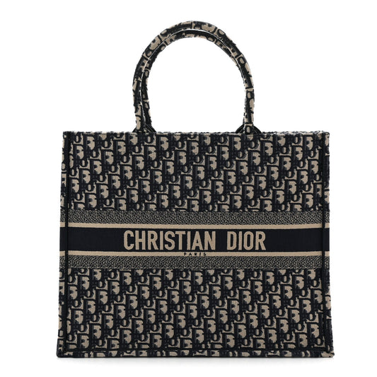 Oblique Large Book Tote Blue Multicolor