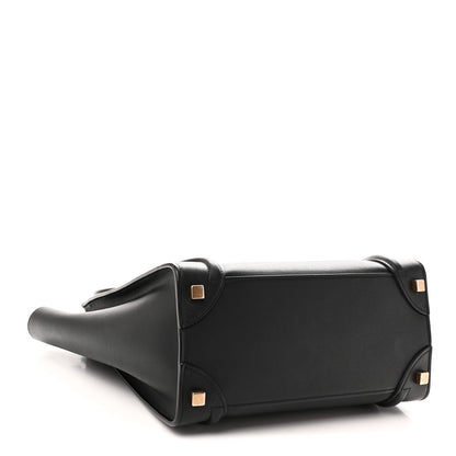 Smooth Calfskin Micro Luggage Black