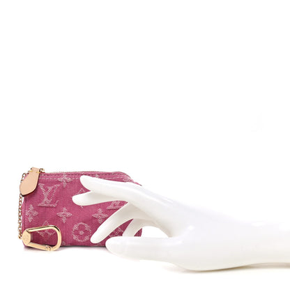 Denim Trousse Speedy Fuchsia