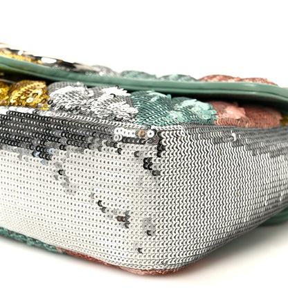 Sequin Satin Calfskin Matelasse Diagonal Small GG Marmont Shoulder Bag Grigio Argento Verde Chiaro Rosa Giallo Light Water Green