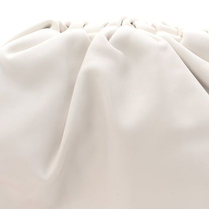 Smooth Butter Calf The Pouch Oversized Clutch Chalk