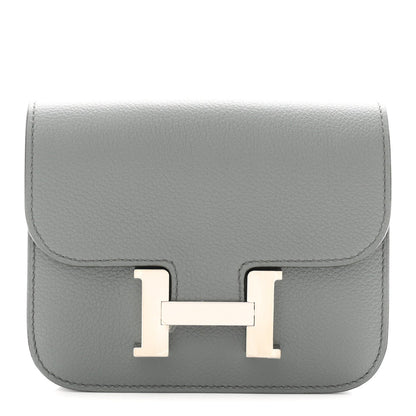Evercolor Constance Slim Wallet Vert Amande