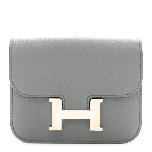Evercolor Constance Slim Wallet Vert Amande