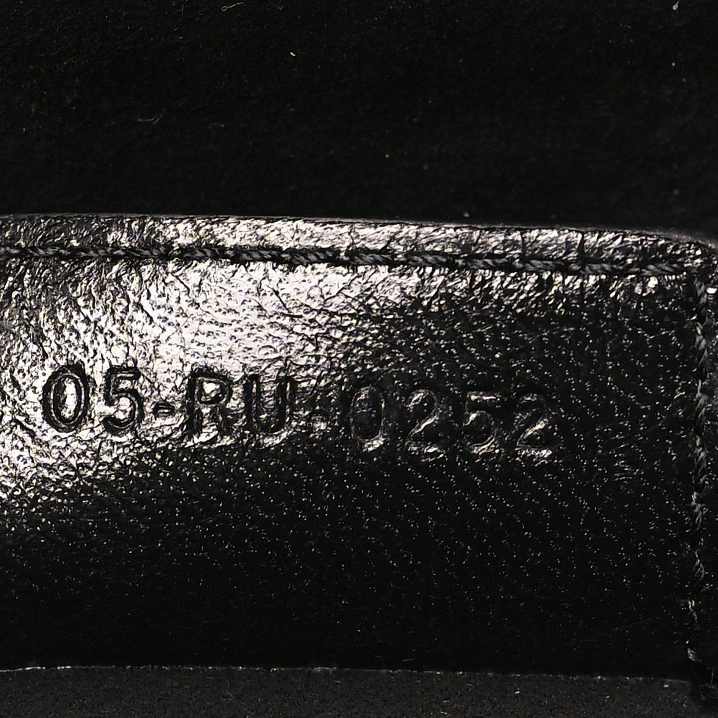 Shiny Crinkled Calfskin Studded Saddle Bag Black