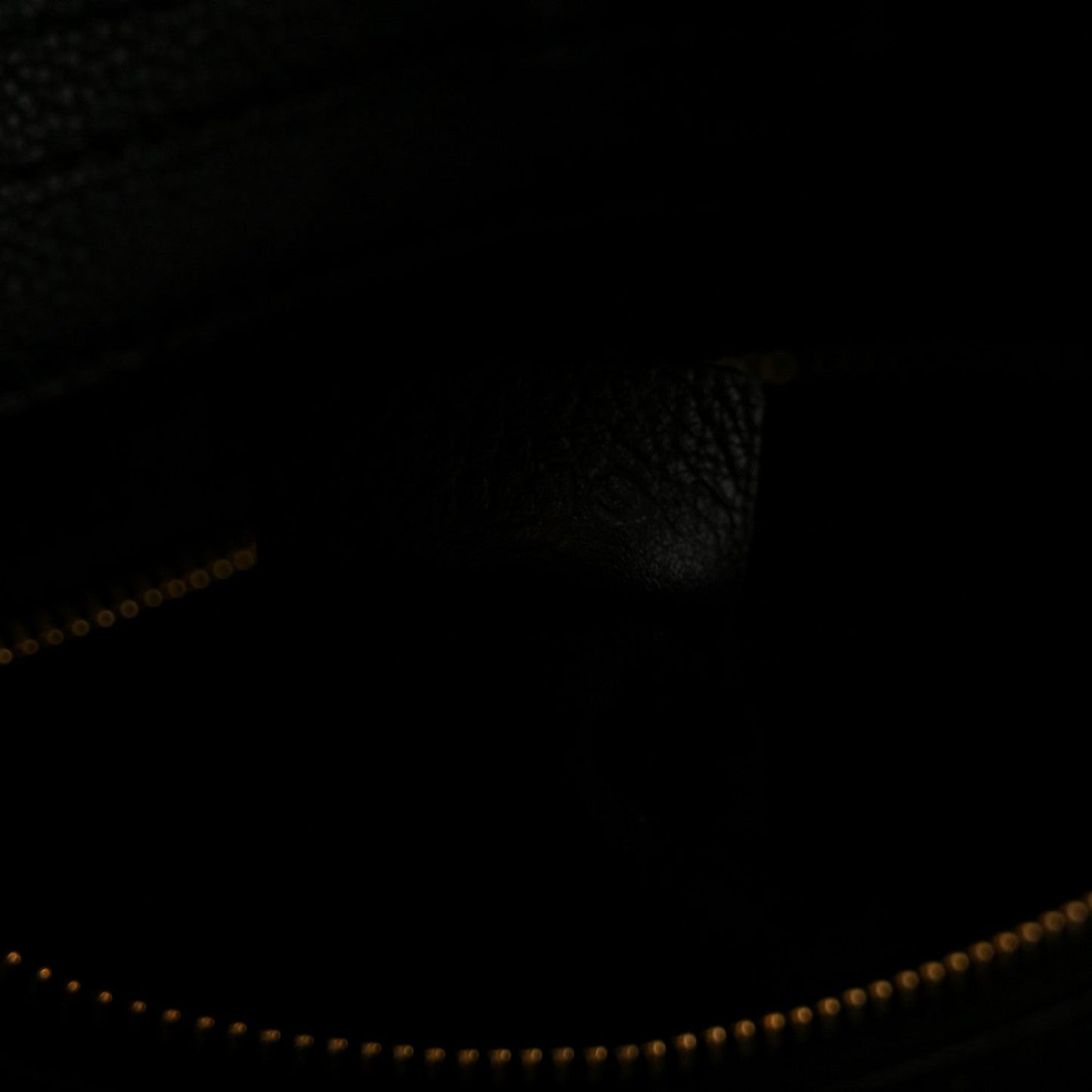 Grained Calfskin Little New Luggage Black