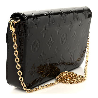 Vernis Pochette Felicie Chain Wallet Amarante