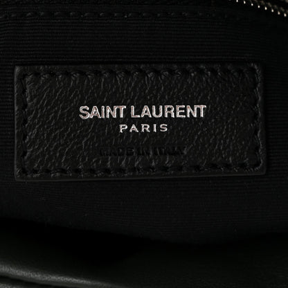 Lambskin Quilted Medium Loulou Puffer Monogram Chain Satchel Seaweed