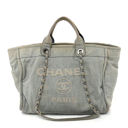 Denim Medium Deauville Tote Light Blue