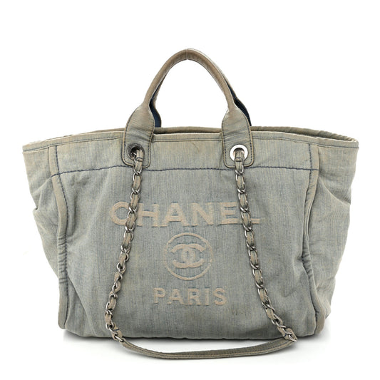 Denim Medium Deauville Tote Light Blue