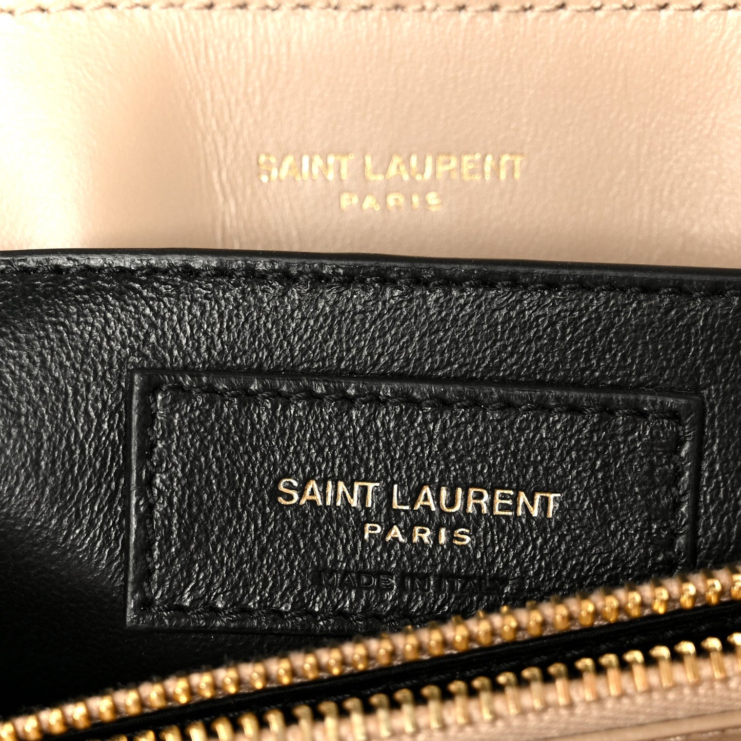 Calfskin Y Quilted Monogram Small Loulou Chain Satchel Dark Beige