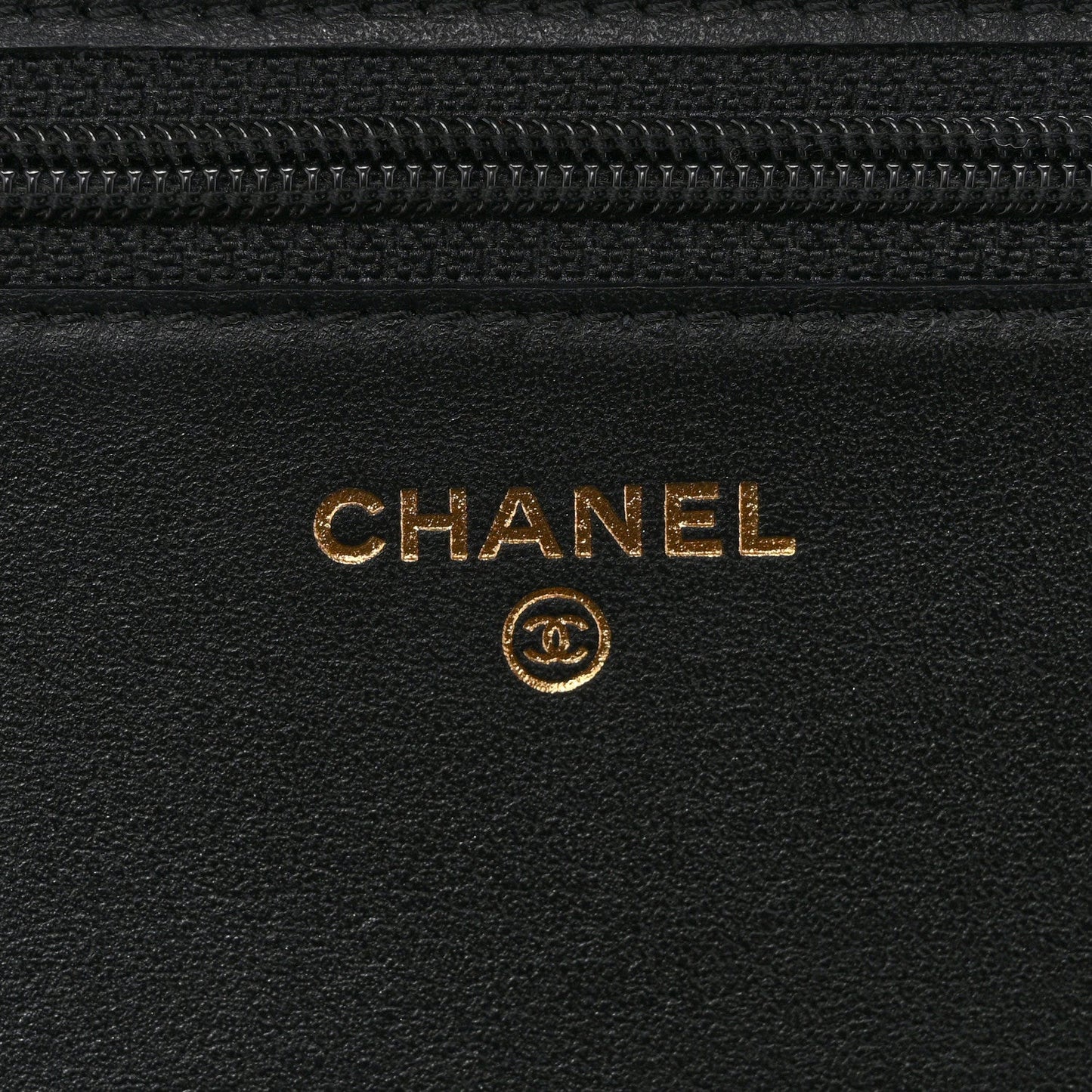 Caviar Quilted Boy Wallet On Chain WOC Black