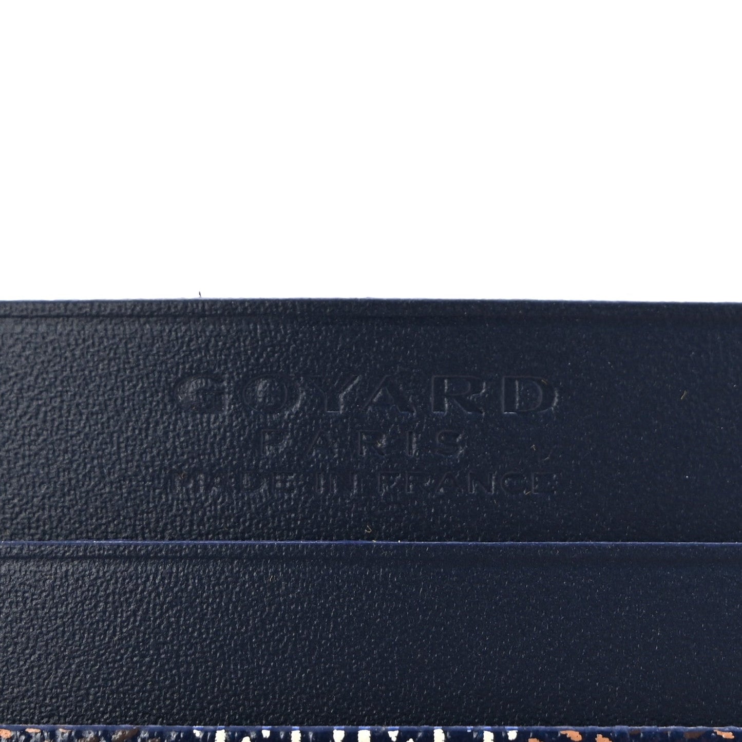 Goyardine Saint Sulpice Card Holder Navy