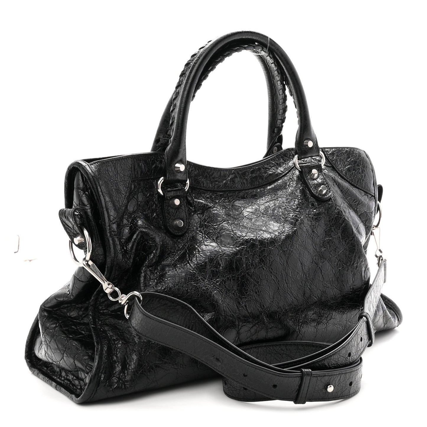 Agneau Arena Silver Hardware Medium Le City Black