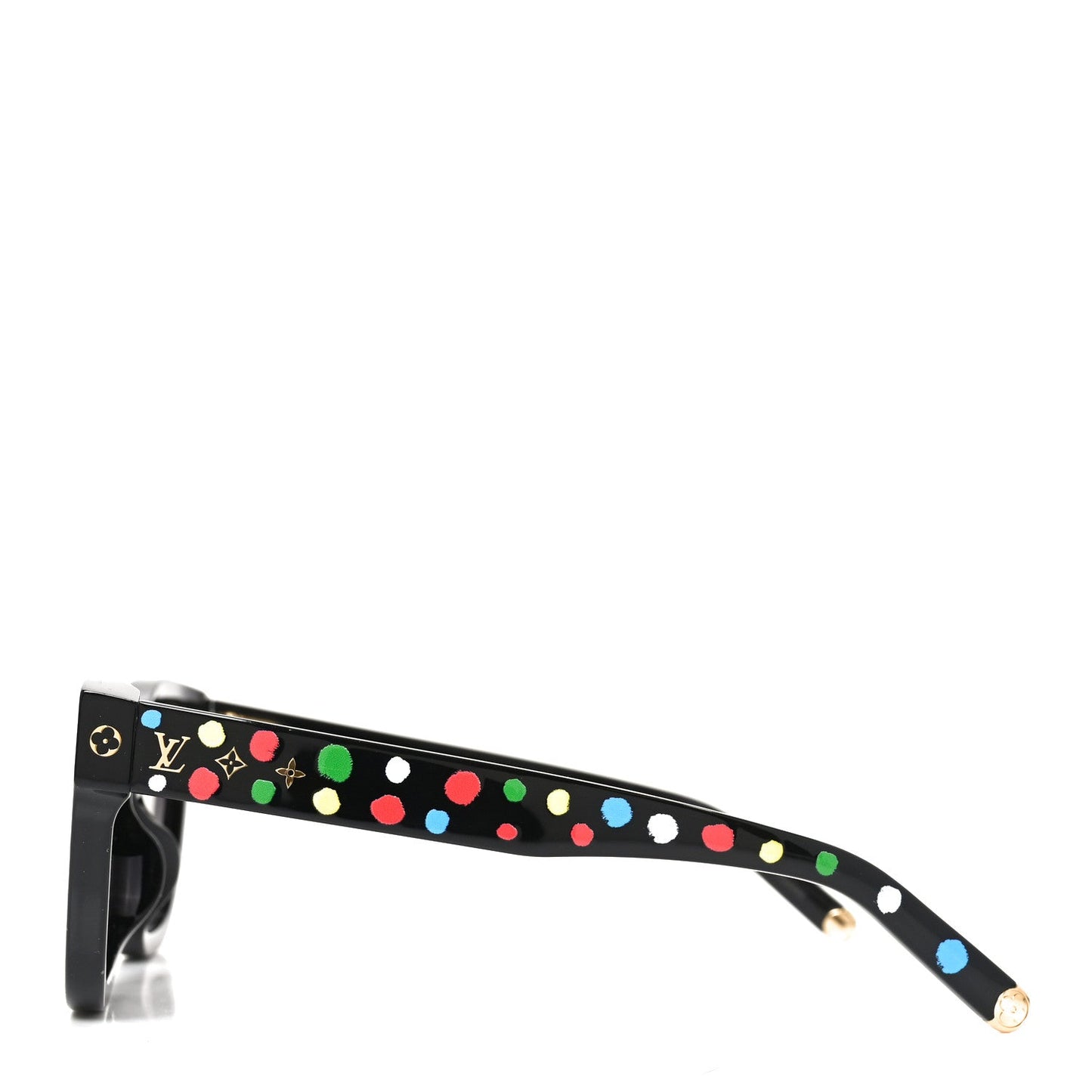 LV X YK Acetate Painted Dots Sunglasses Z1903E Black Multicolor
