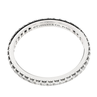 Platinum Diamond .32ctw Soleste Eternity Band Ring 50 5.5