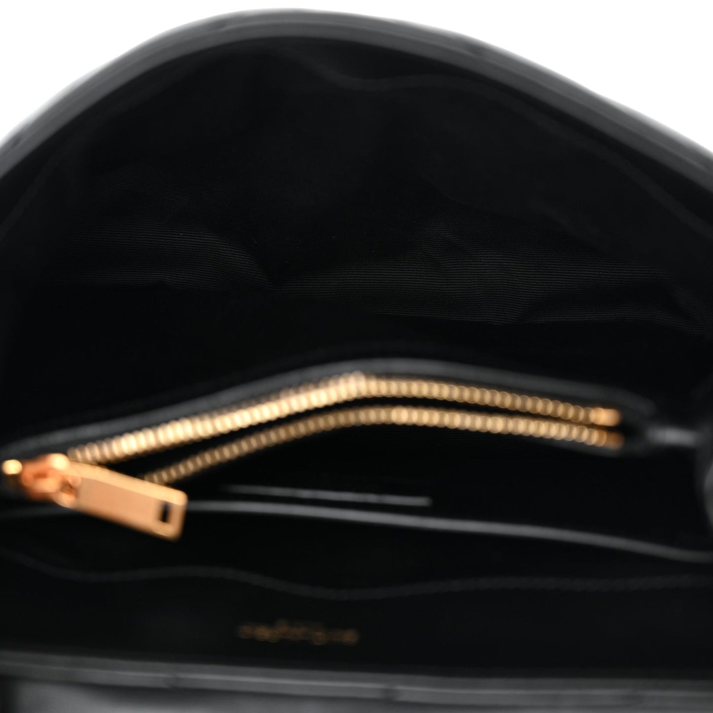 Calfskin Y Quilted Monogram Small Loulou Chain Satchel Black