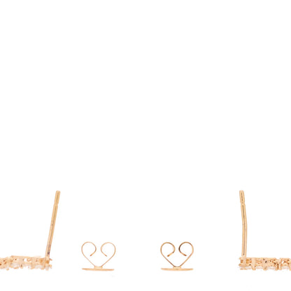 Anita Ko 18K Rose Gold Diamond Loop Earrings