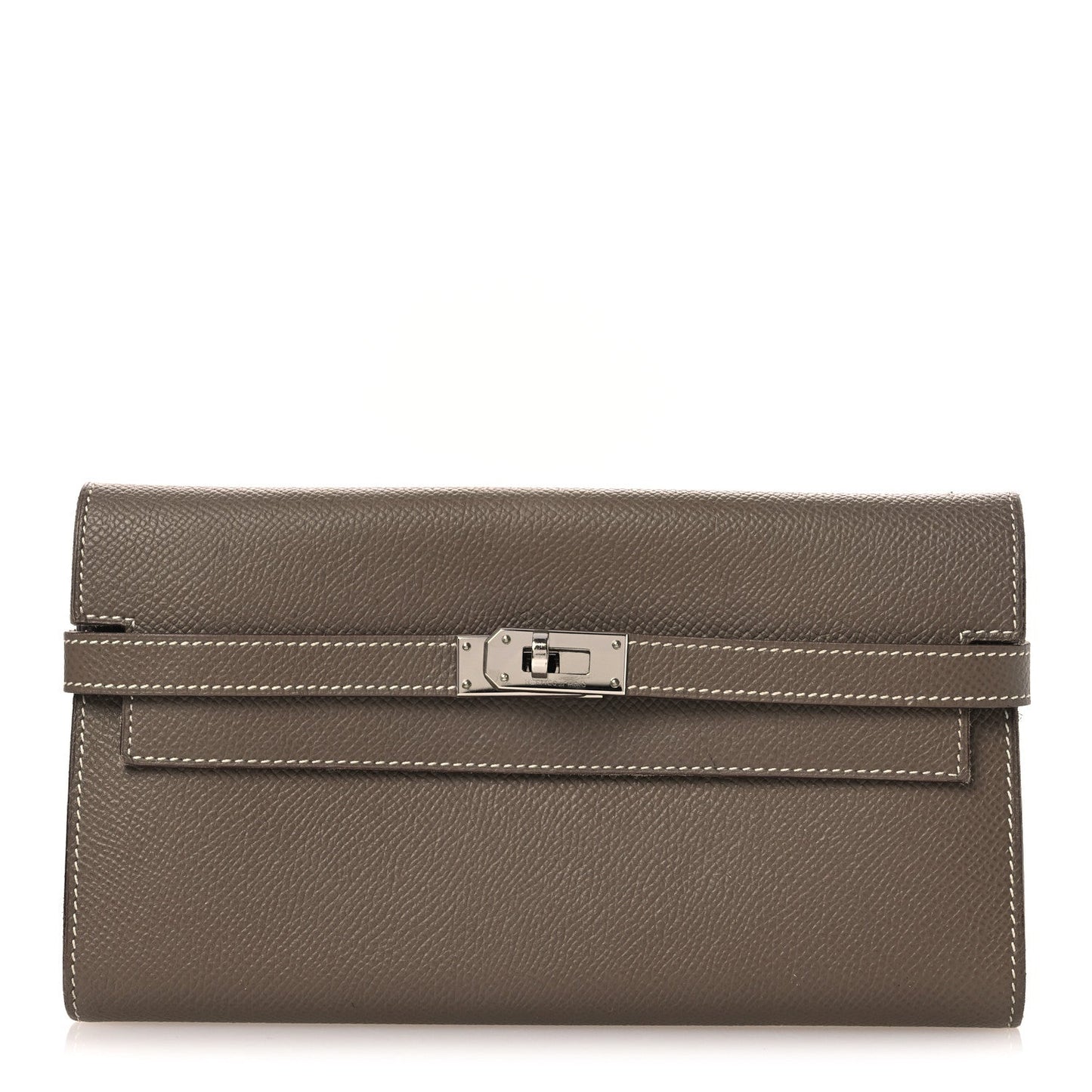 Epsom Kelly Longue Wallet Etoupe