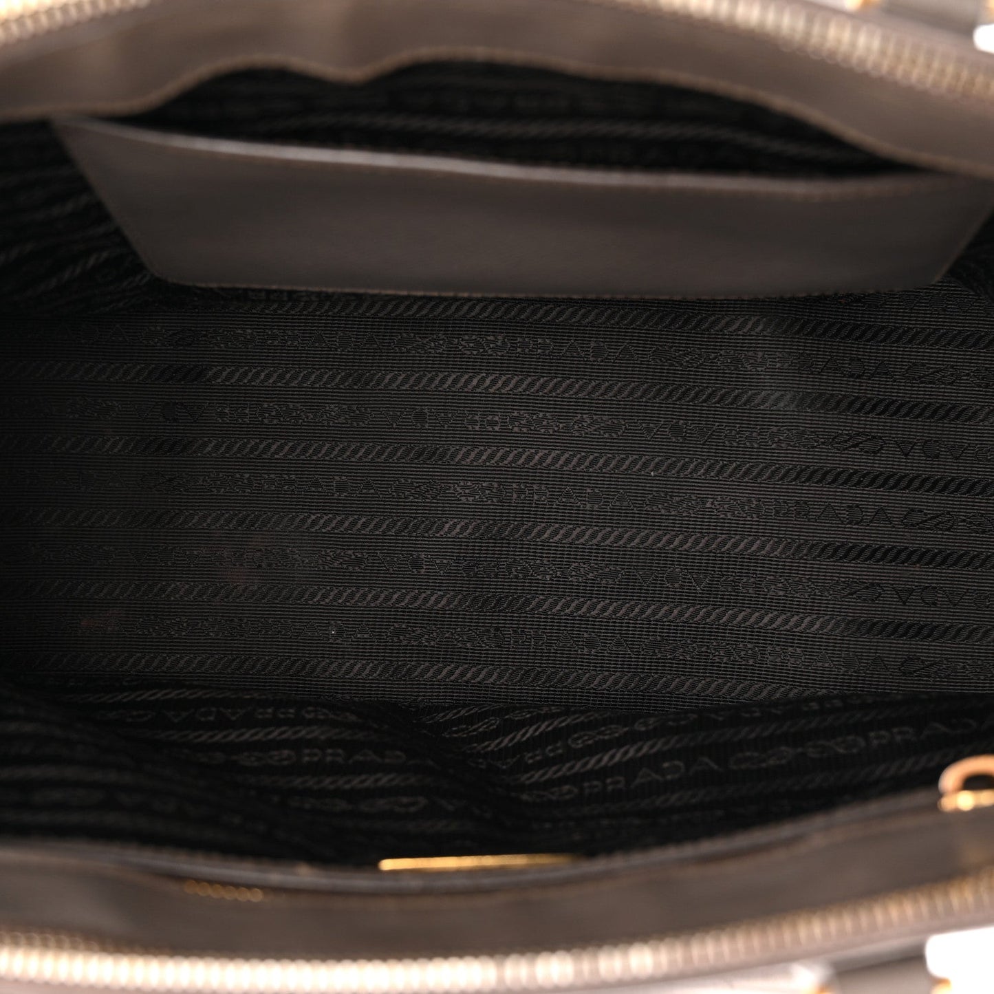Saffiano Small Galleria Double Zip Tote Argilla