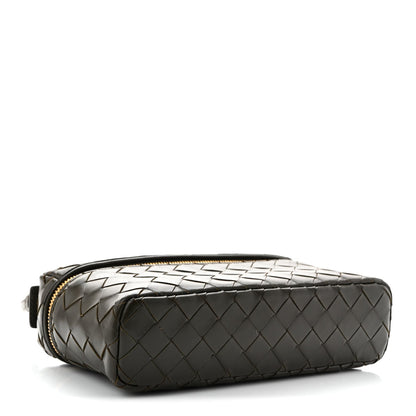 Calfskin Intrecciato Bang Bang Vanity Case Kaki