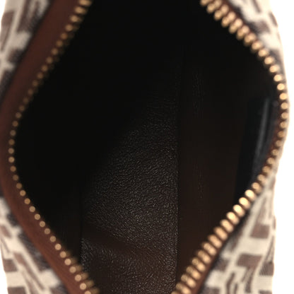 Fabric Jacquard FF 1974 Nano Fendigraphy Hobo Charm Beige