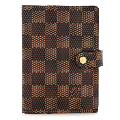 Damier Ebene Small Ring Agenda Cover