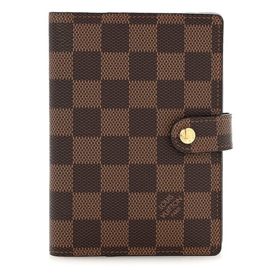 Damier Ebene Small Ring Agenda Cover