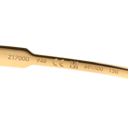 Acetate Swarovski Crystal Cyclone Sunglasses Z1700U Gold