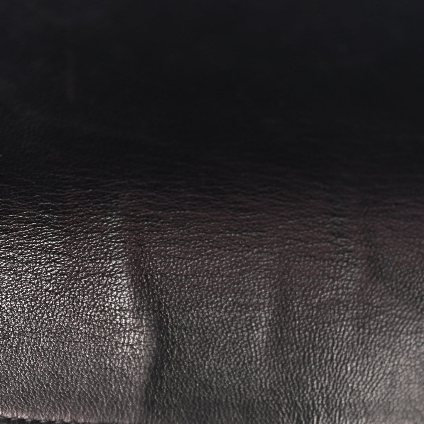 Lambskin Quilted Drawstring Backpack Black