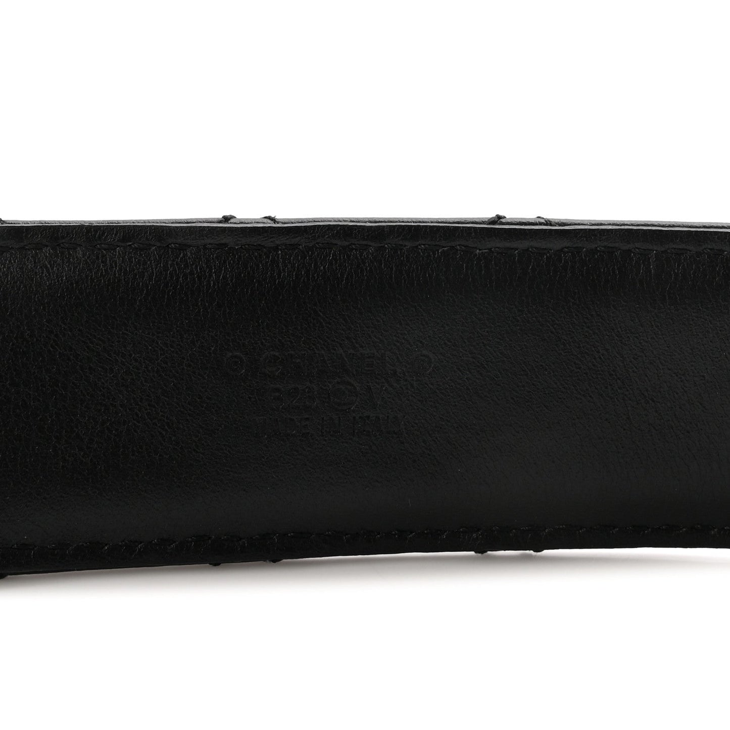 Lambskin Quilted CC Chain Belt 85 34 Black