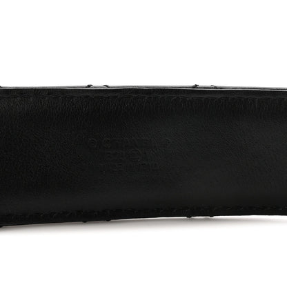 Lambskin Quilted CC Chain Belt 85 34 Black