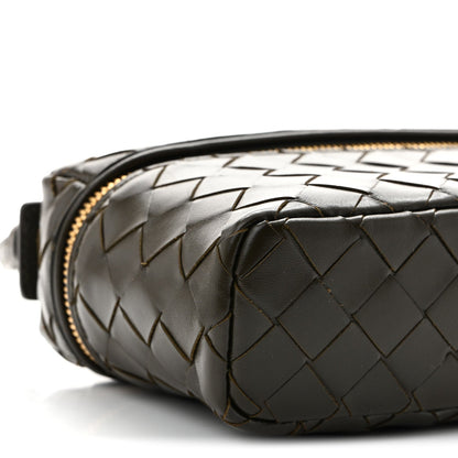 Calfskin Intrecciato Bang Bang Vanity Case Kaki