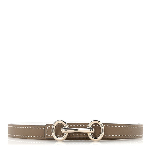 Epsom Swift 13mm Heritage Belt 75 Etoupe White
