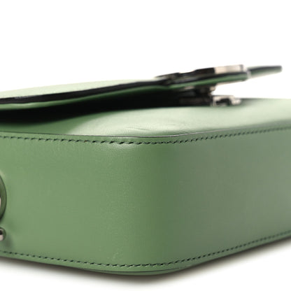 Senna Calfskin Petite GG Top Handle Shoulder Bag Green Soil Grass