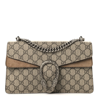 GG Supreme Monogram Small Dionysus Shoulder Bag Taupe
