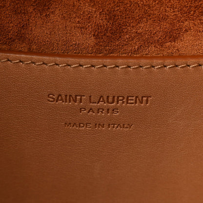 Calfskin Monogram Take Away Box Dusty Vintage Brown Gold